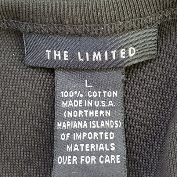 The Limited Embellished Applique Black Tank Top Size L - Picture 8 of 10